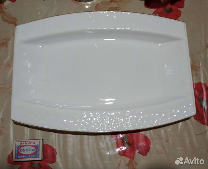 Блюдо сервировочное, стекло