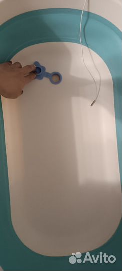 Ванночка для купания складная с термометром