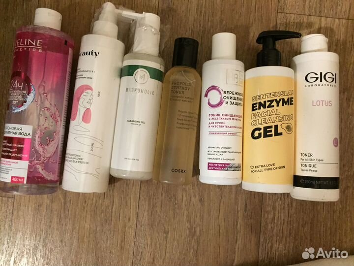 Тоник для лица энзимный гель мицелярная вода