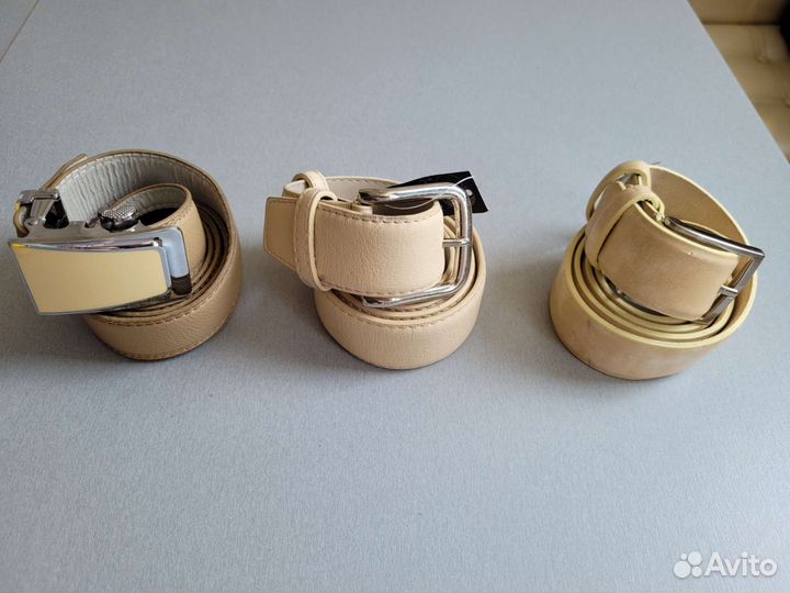 Мужской кожаный ремень