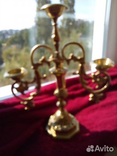 Подсвечник бронза СССР