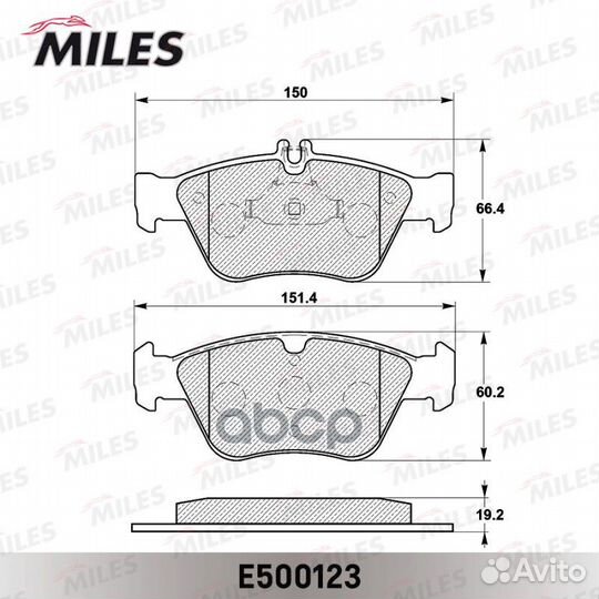 Колодки тормозные передние (Смесь ceramic) merc