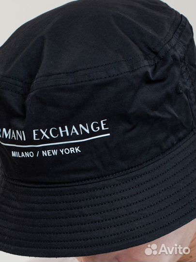 Панама мужская летняя черная Armani Exchange