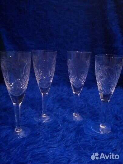 Хрустальные бокалы и кружки СССР