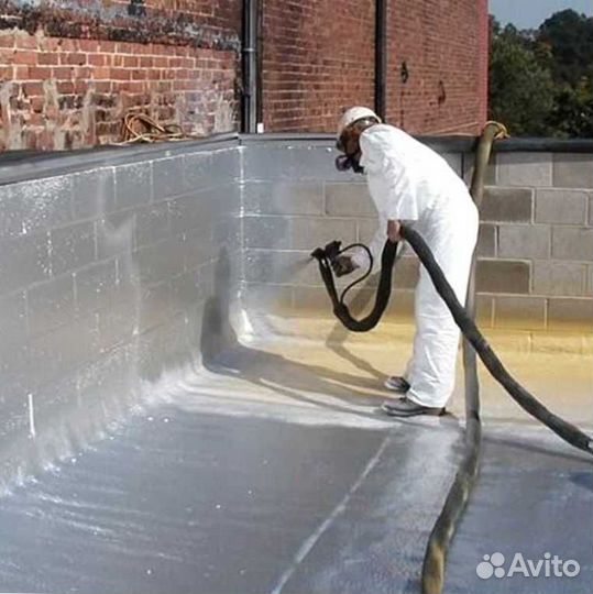 Гидроизоляция крыши жидкой резиной