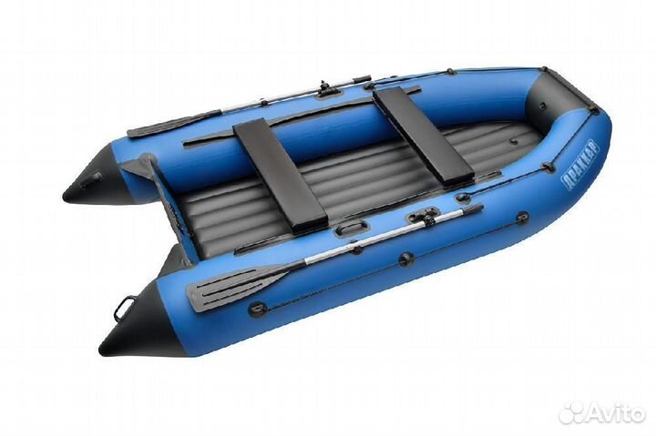 Лодка драккар 3000 нднд classic, цв сине-черный