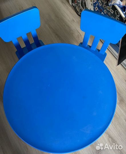 Детский стол и стул IKEA маммут