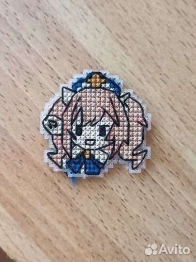 Брелок / значок Genshin Impact Сяо, Ризли, Фурина