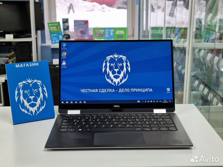 Ноутбук Dell XPS 9365/i7/8/256SSD/4K/Сенсорный