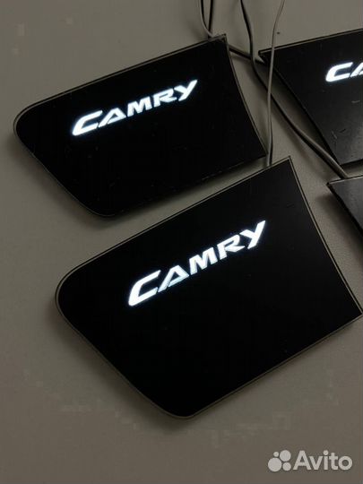 Led Подсветка дверных ручек салона Toyota Camry 50