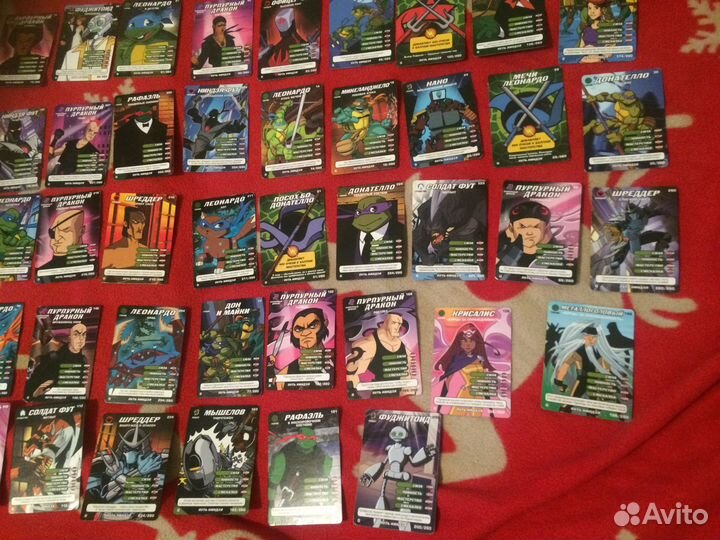 Карточки Черепашки Ниндзя