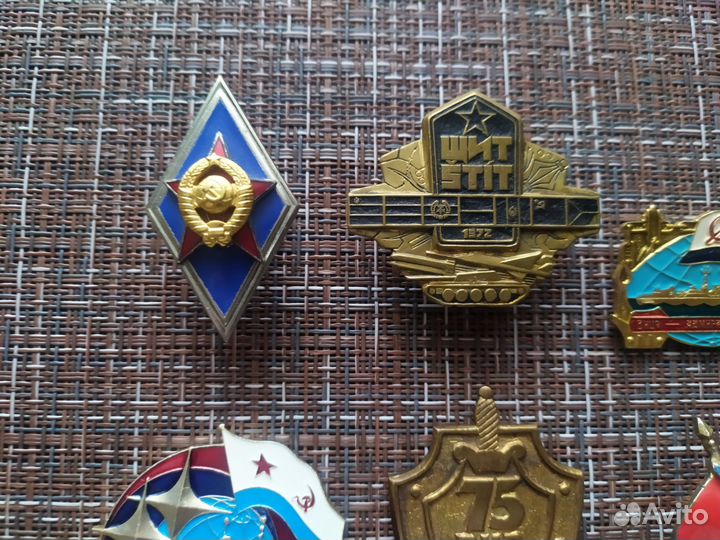 Значки Морфлот. Армия