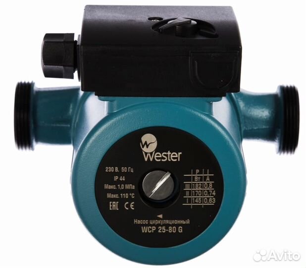 Насос циркуляционный wester WCP 25/80 G