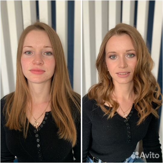 Макияж визажист локоны
