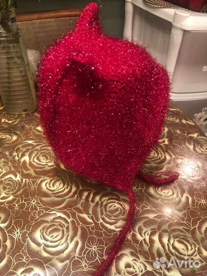 Шапка женская с ушками