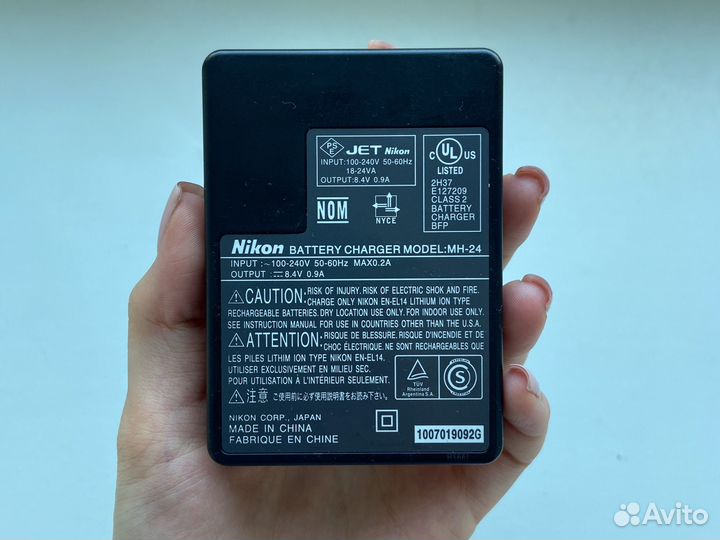 Зарядка для фотоаппарата nikon