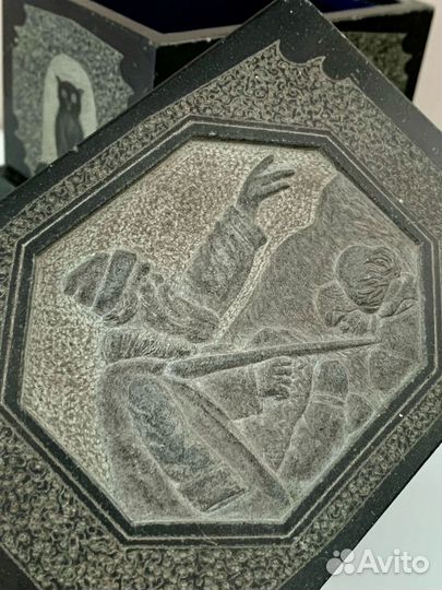 Резьба по камню. Шкатулка. Антиквариат
