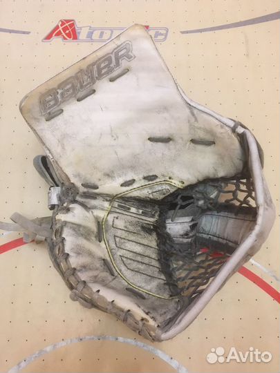 Вратарские хоккейные ловушка и блин Bauer S190 INT