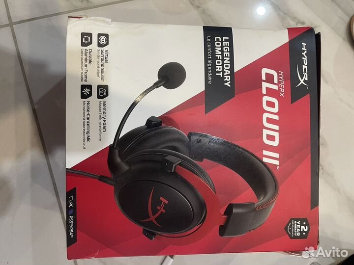 HyperX Наушники проводные с микрофоном Cloud II