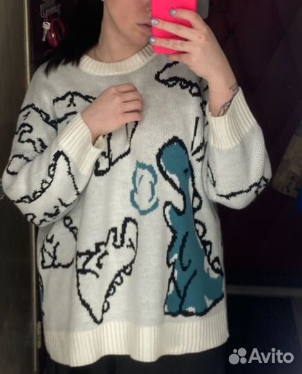 Свитер женский оверсайз