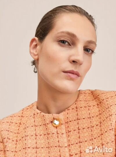 Твидовый жакет mango