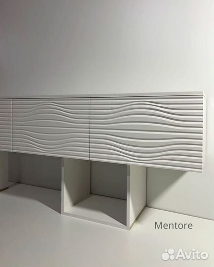 Тумба тв Bravo в белом цвете (конструктор)