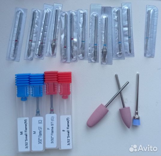 Набор фрез для маникюра и педикюра 19 шт