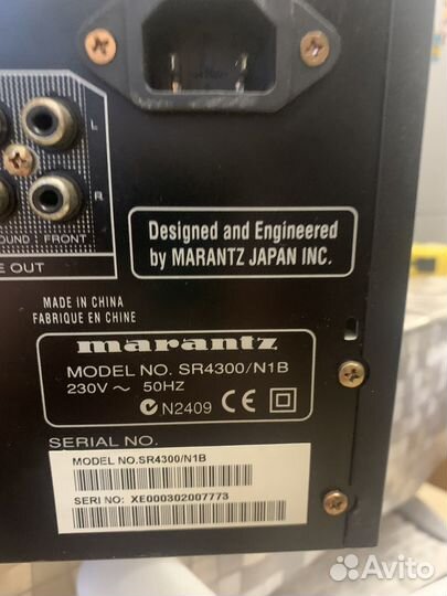 Marantz sr4300/n1b бу,ресивер усилитель