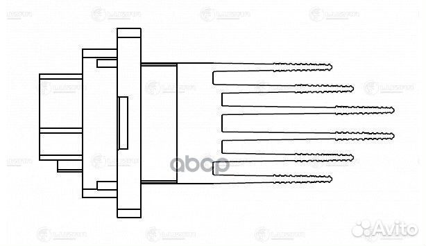 Резистор вентилятора отопителя 2170 