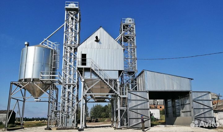 Комплекс зерноочистки и сушки. Проект и монтаж