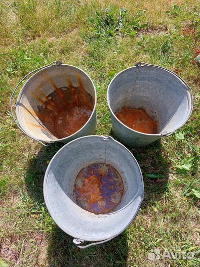 Набор посуды дачный, тазы, ведра