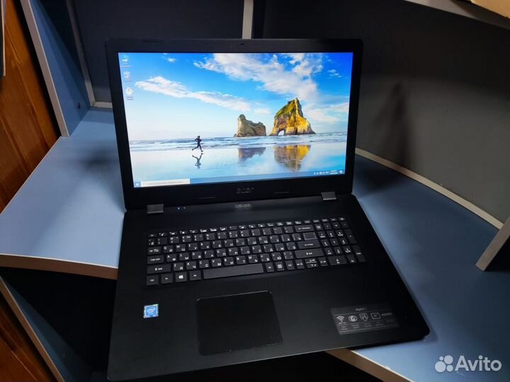 Новый ноутбук Acer intel/DDR4/Nwme/17.3/IPS /SSD