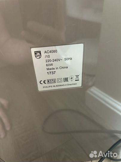 Очиститель воздуха philips AC4080/10