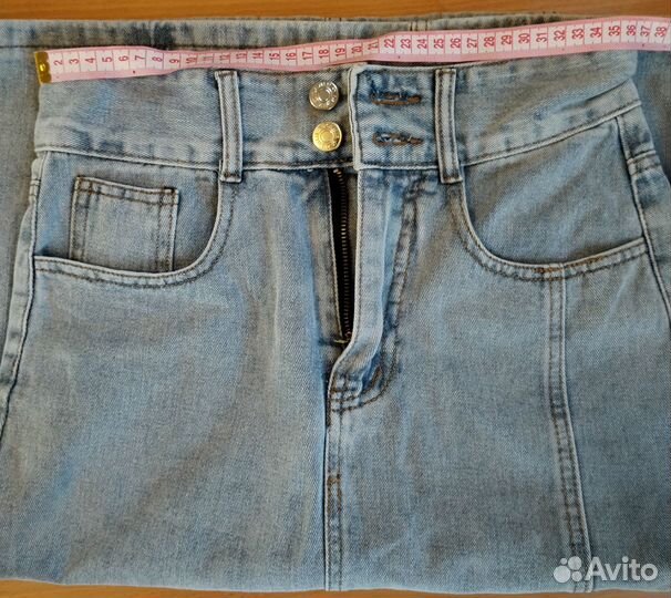 Джинсовая юбка длинная