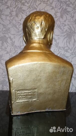 Бюст Сталина, Гжель, 30-е годы, керамика, редкий