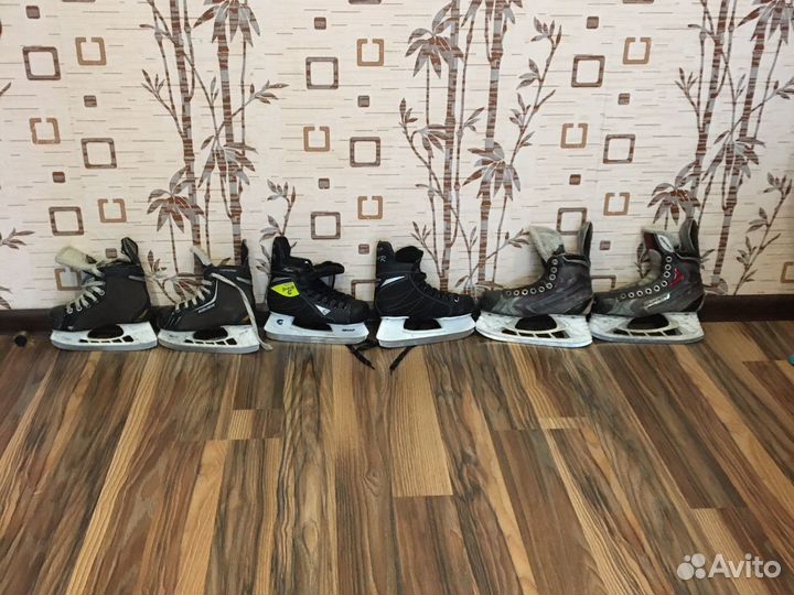 Коньки и Щитки хоккейные