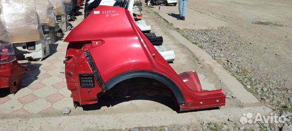 Задняя правая четверть Киа Спортейдж 4 с заходом