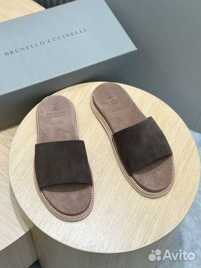 Шлепанцы мужские Brunello Cucinelli