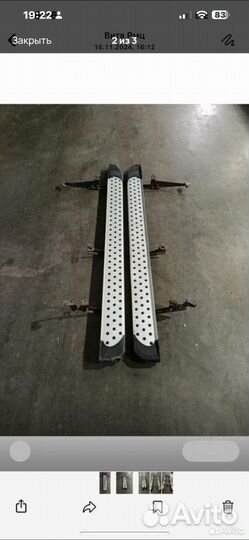 Пороги на hyundai santa fe 2019 и kia sorento