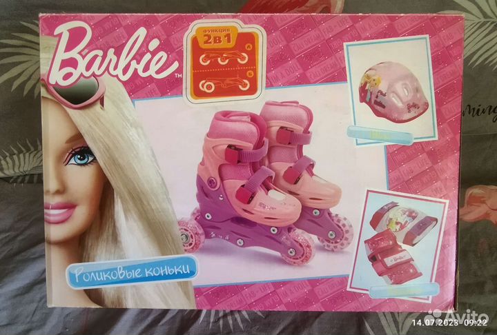 Ролики для девочки Barbie