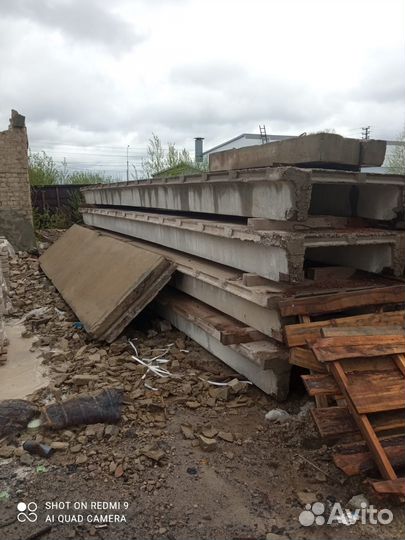 Плиты перекрытия пкж б/у