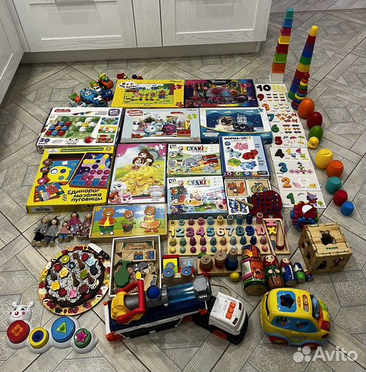 Деревянные развивающие игрушки