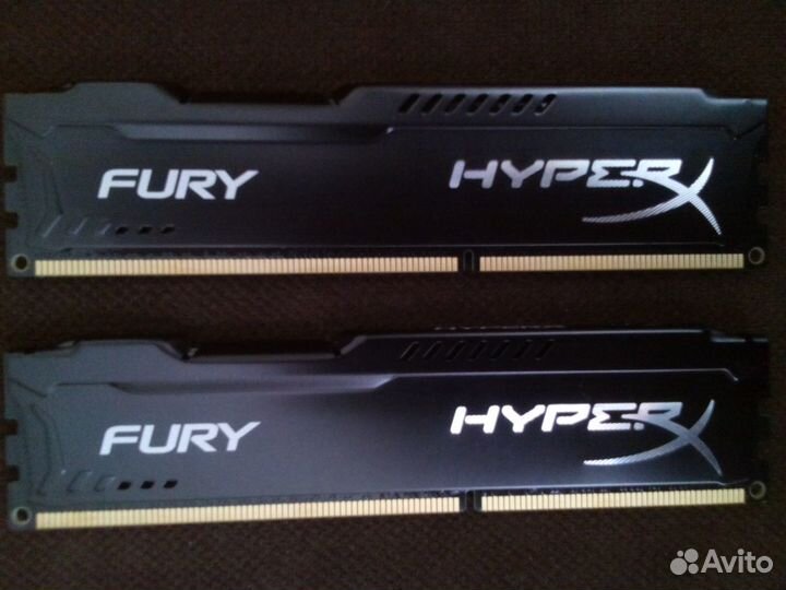 Оперативная память Kingston HyperX fury DDR3 4 Gb