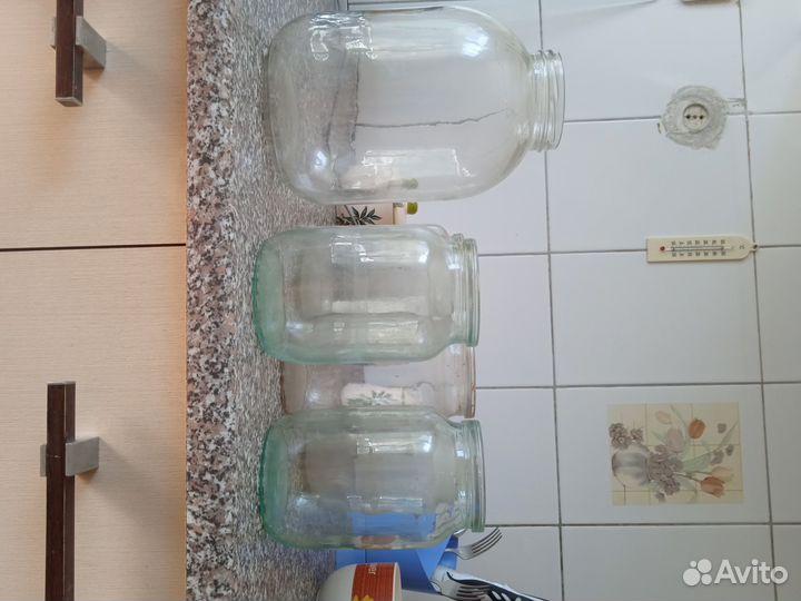 Банки стеклянные 3 литра, 0,5л