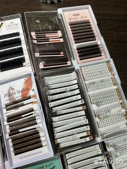 Ресницы для наращивания (готовые пучки 2-5D)