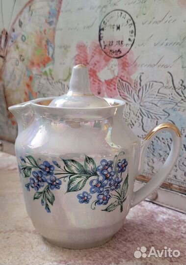 Сервиз кофейный незабудки