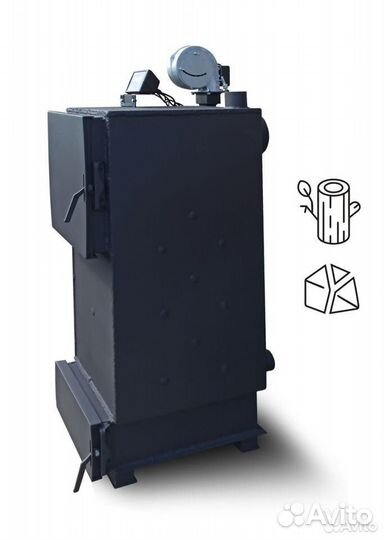 Котёл твердотопливный полуавтомат 80кВт
