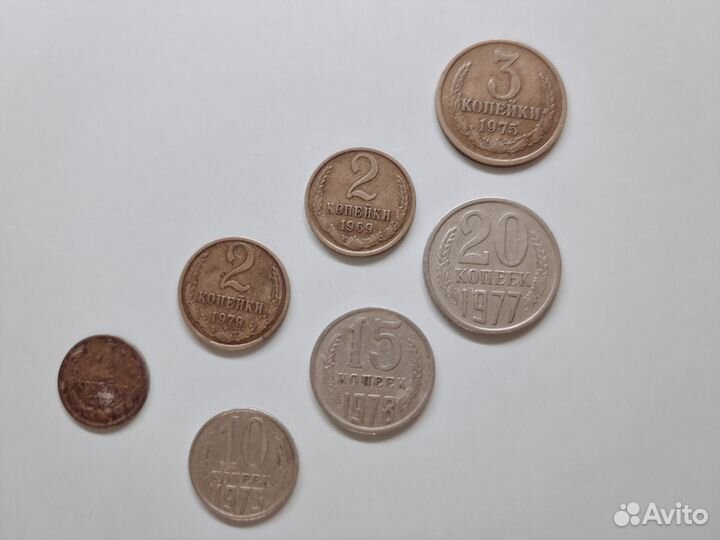 Монеты СССР копейка