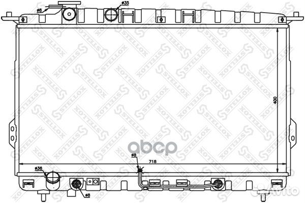 10-25187-SX радиатор системы охлаждения АКПП H