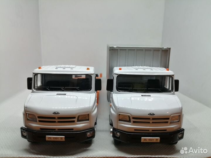 Модели ЗИЛ-5301 «Бычок» Эвакуатор и Фургон вместе